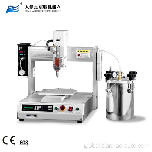 China 3 axis coating robot spray adhesive Table robot glue dispenser bolt precoating machine conformal coating machine TH-2004D-PT Manufactory